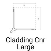 Knotwood Cladding Internal/External Cnr Large Male 50mm - 5650mm (18'6") (100)